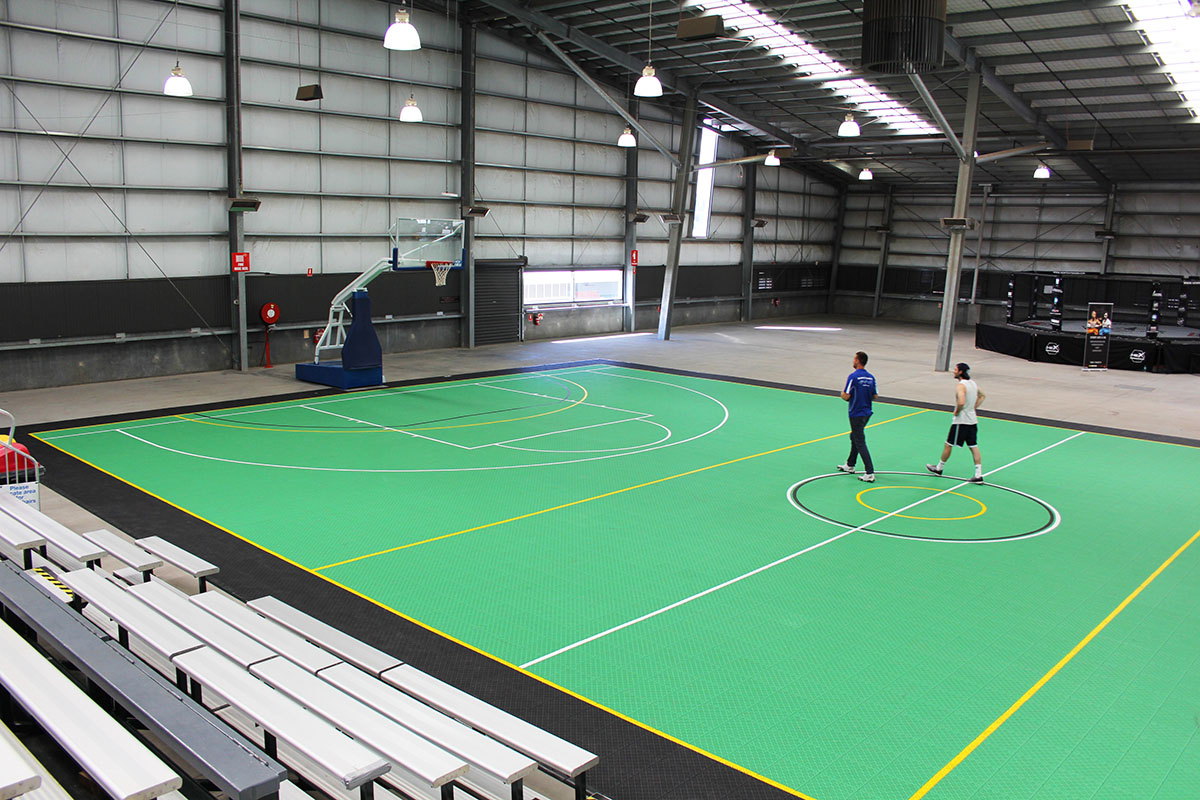 Indoor Basketball, Netball & Futsal Court Installation : MSF Sports