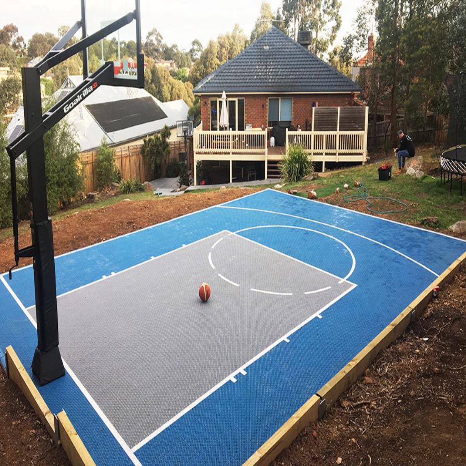 Backyard Basketball Court DIY Kit (10x7m) MSF Sports™️ 1800COURTS