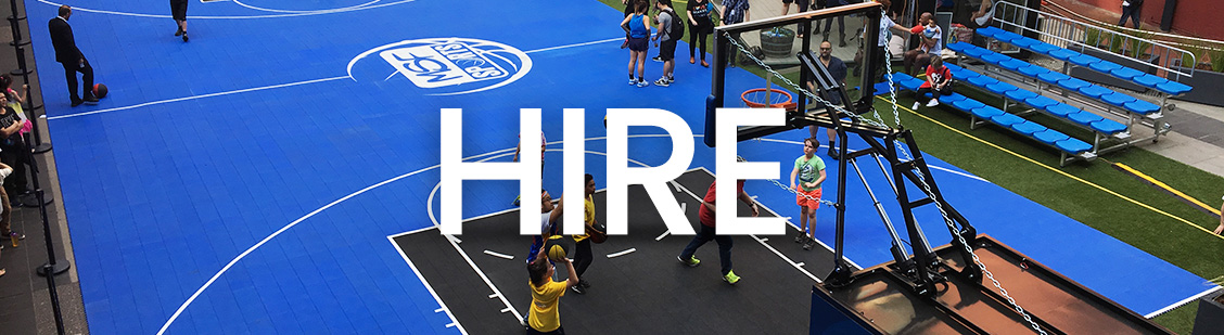 MSF Sports Equipment Hire : Portable Basketball, Tennis, Netball, Futsal, Volleyball Courts. Australia-wide.