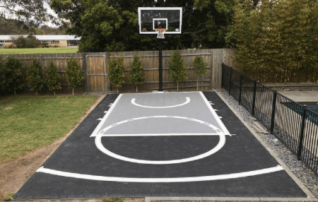 Backyard Basketball Home Swish Court MSF Sports Courts MSF Sports