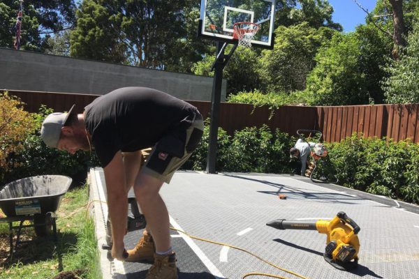 DIY Basketball Court & Concrete