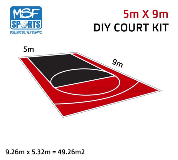 Free Throw Pro DIY Basketball Court MSF PRO™️ Surface MSF Sports