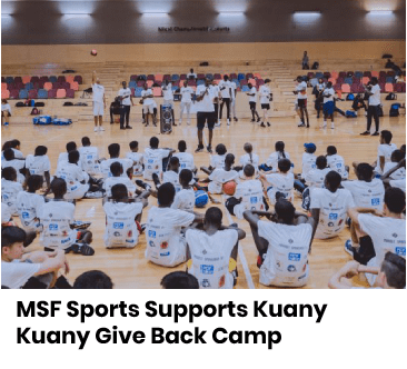 MSF Supports Kuany Kuany Give Back Camp