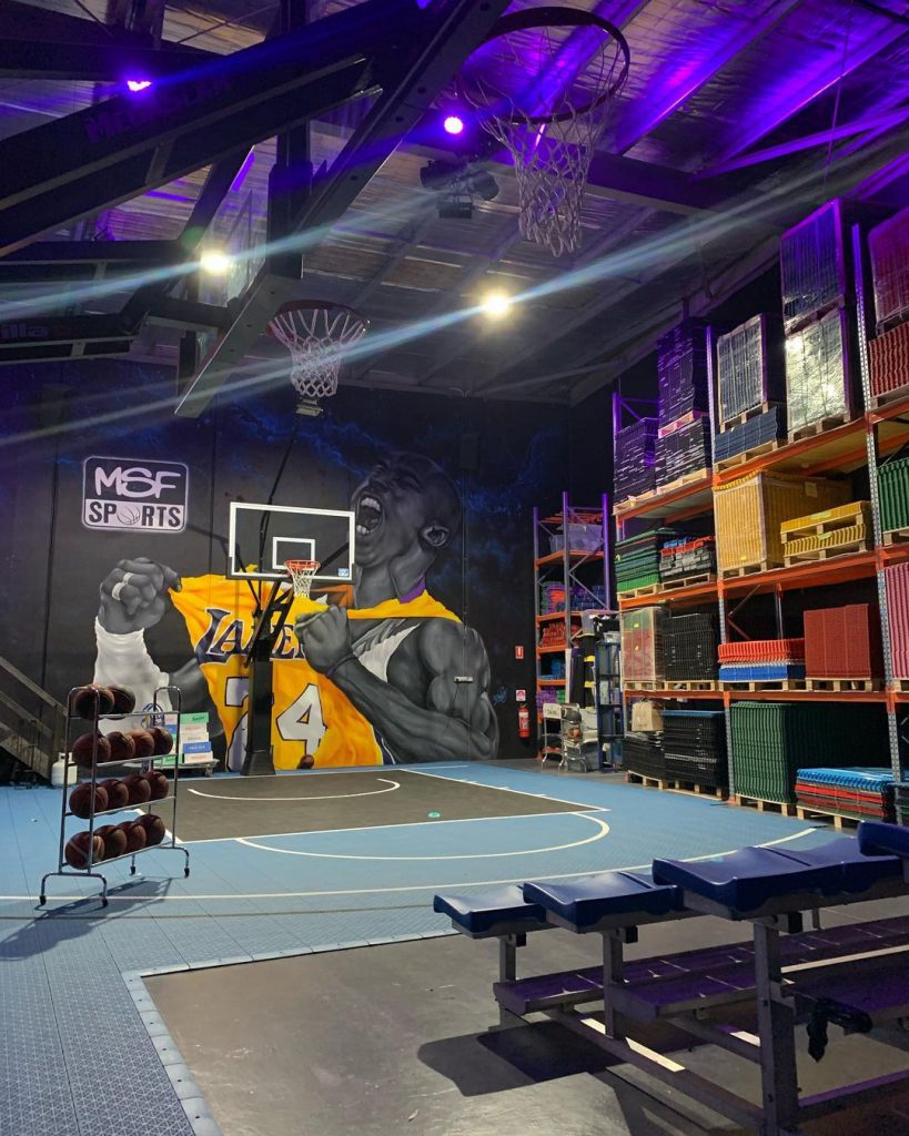MSF Sports Basketball Court Showroom Mulgrave, VIC